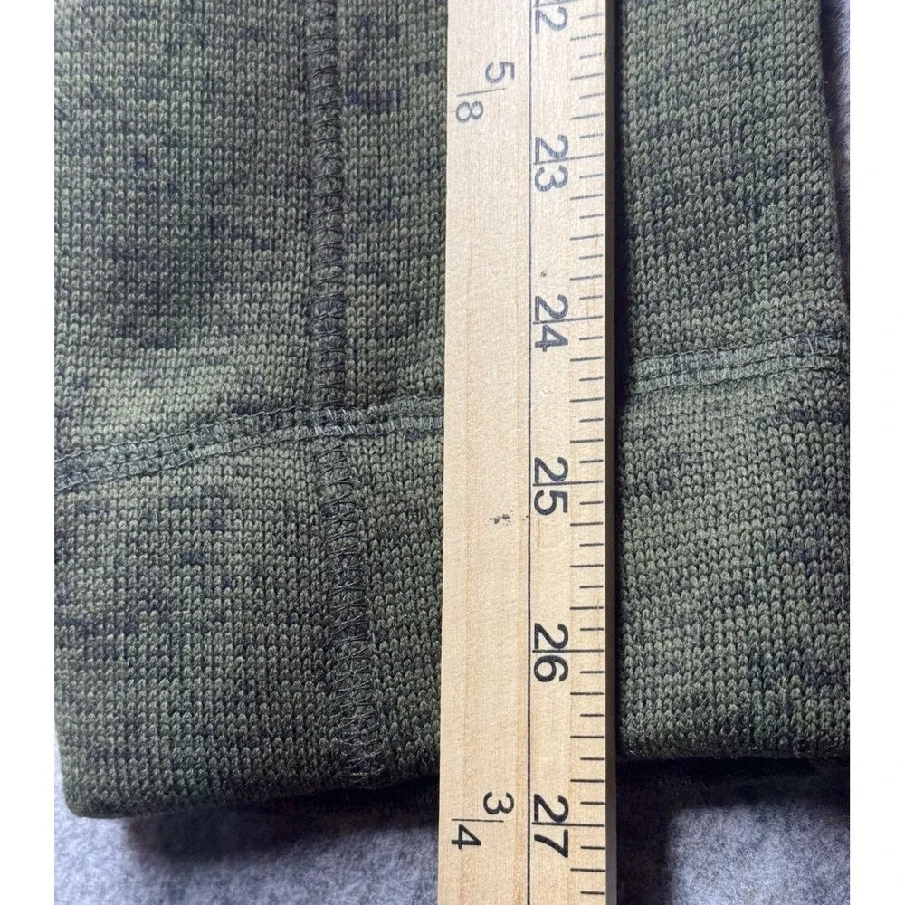 Victory Sportswear Fleece Pullover Mens XXL Olive Quarter Zip Long‎ Sleeve
